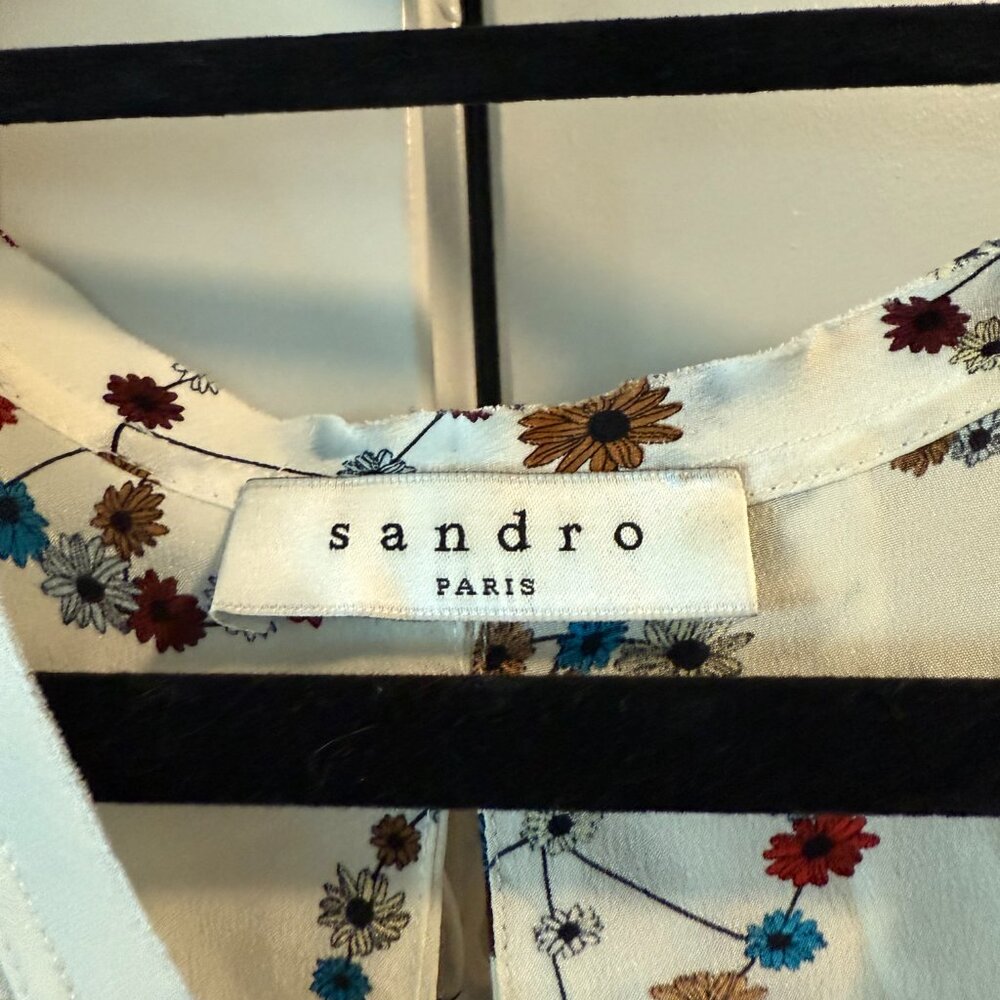 Sandro Silk Top - Picture 2 of 7
